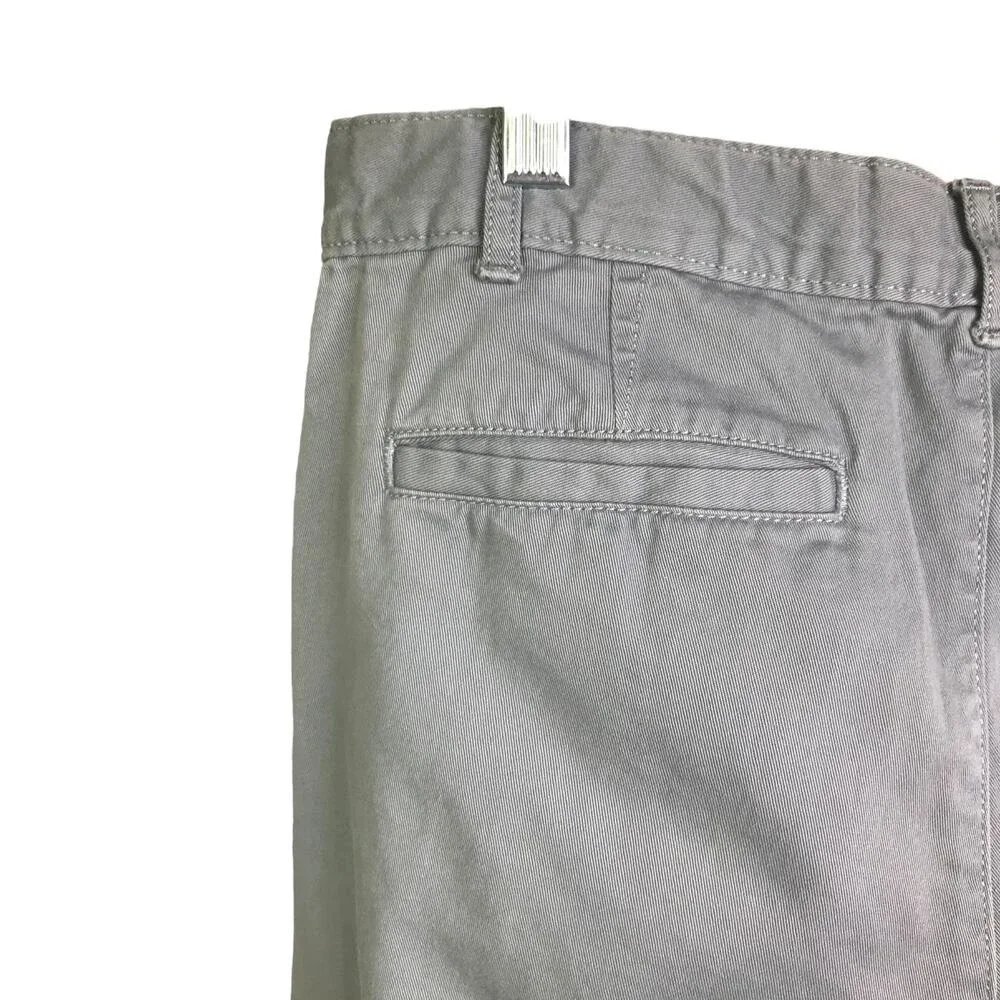 The Childrens Place‎ Boys 16 Gray Chino Pants Adjustable Waist Flat Front